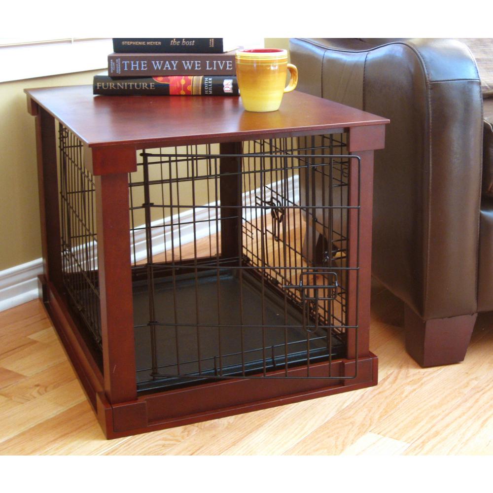 Camaflexi Ruffluv White End Table Pet Crate Large 492403 The