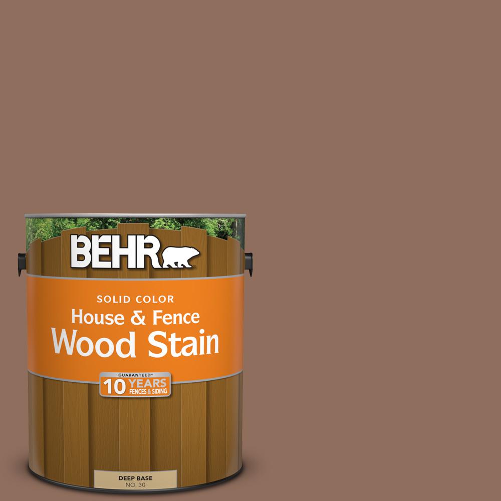 Behr 1 Gal Sc 148 Adobe Brown Solid Color House And Fence Exterior Behr 1 Gal Sc 148 Adobe Brown Solid Color House And Fence Exterior