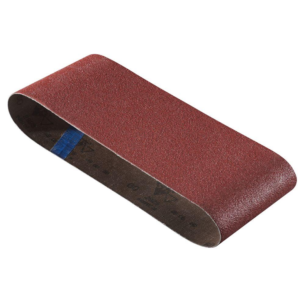Bosch 4 inch x 24 inch 40-Grit Red Sanding Belt (3-Pack) by Bosch