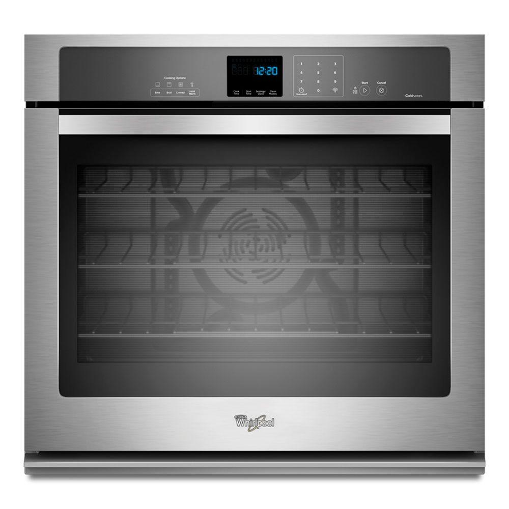GE 27 in. Single Electric Wall Oven SelfCleaning with Steam in