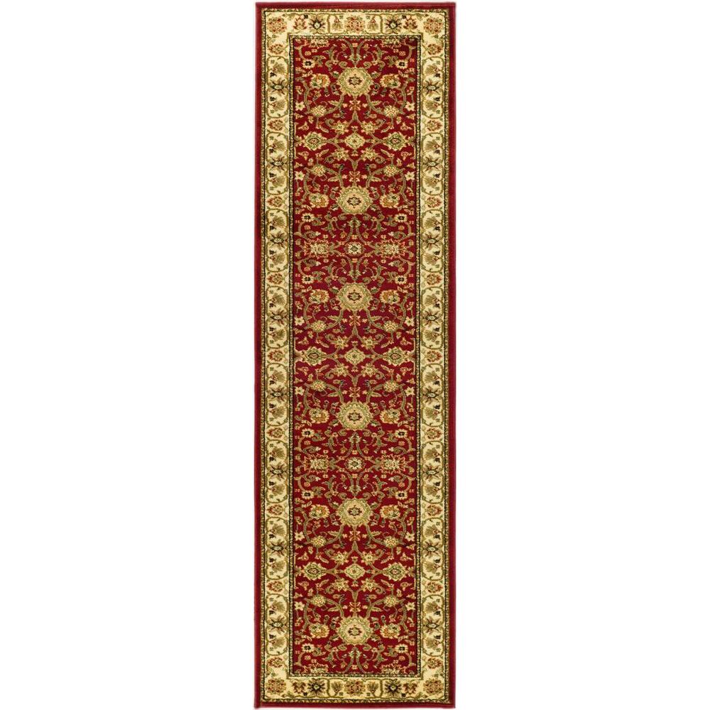 Safavieh Lyndhurst Red Ivory 2 Ft X 18 Runner Rug Lnh212f 218 Safavieh Lyndhurst Red Ivory 2 Ft X 18