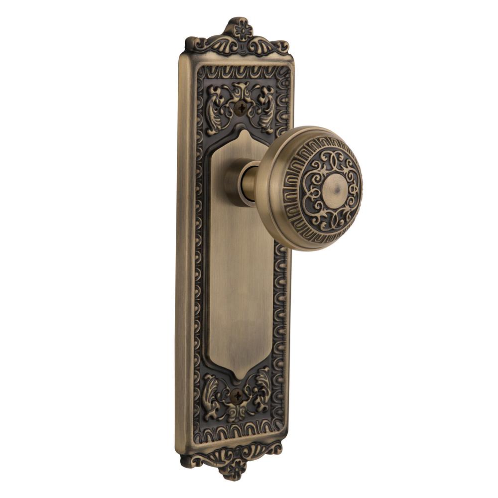 Antique Antique Brass Door Knobs Door Hardware The Home Depot