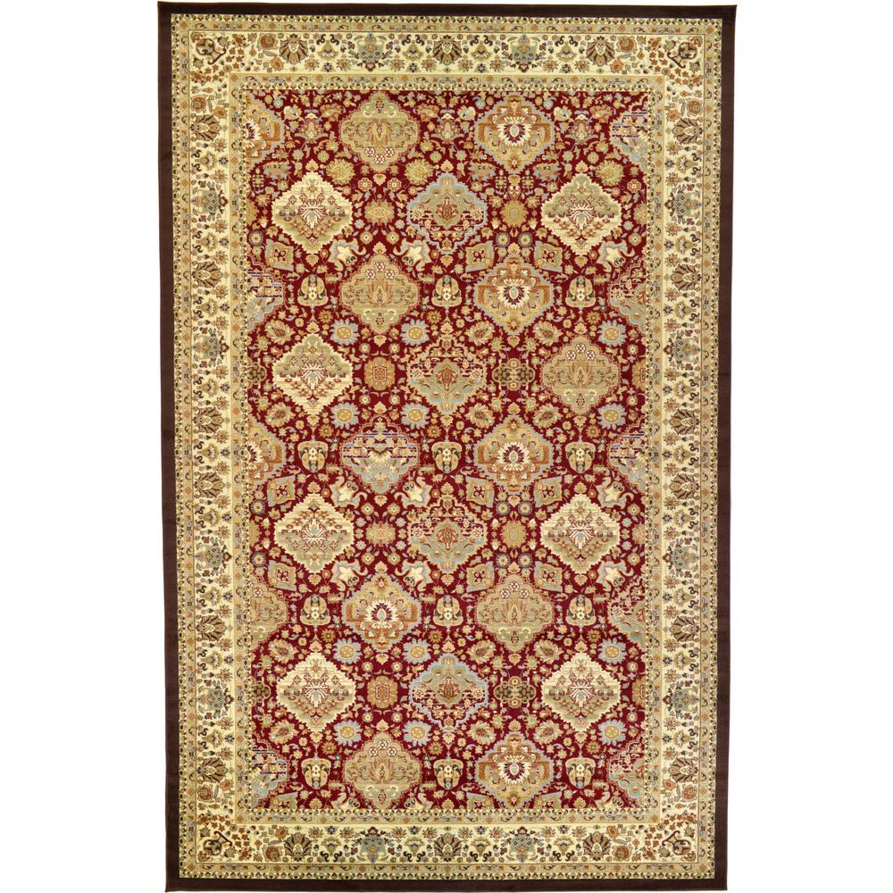 Oriental 11 X 16 Area Rugs The Home Depot Agra Red 11 Ft X 16 Area Rug