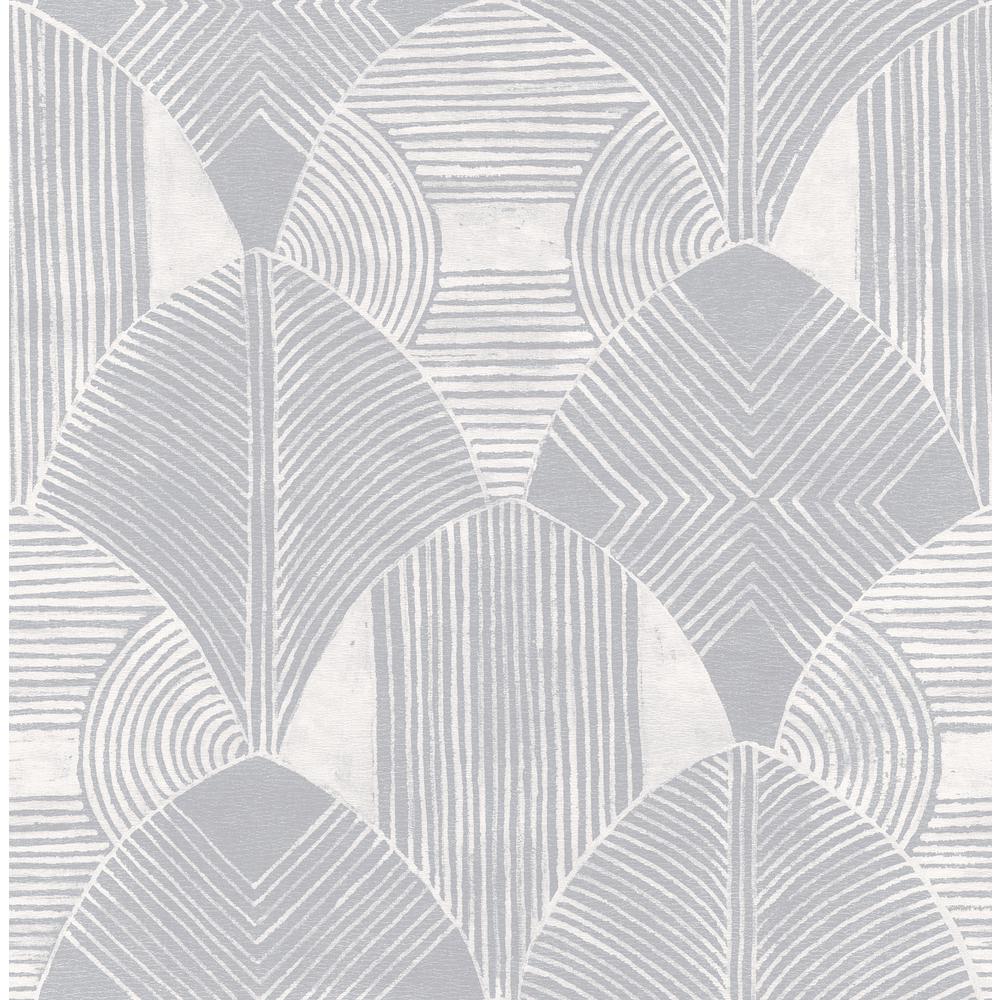 Scott Living Westport Pewter Geometric Pewter Wallpaper Sample 2964 25929sam The Home Depot