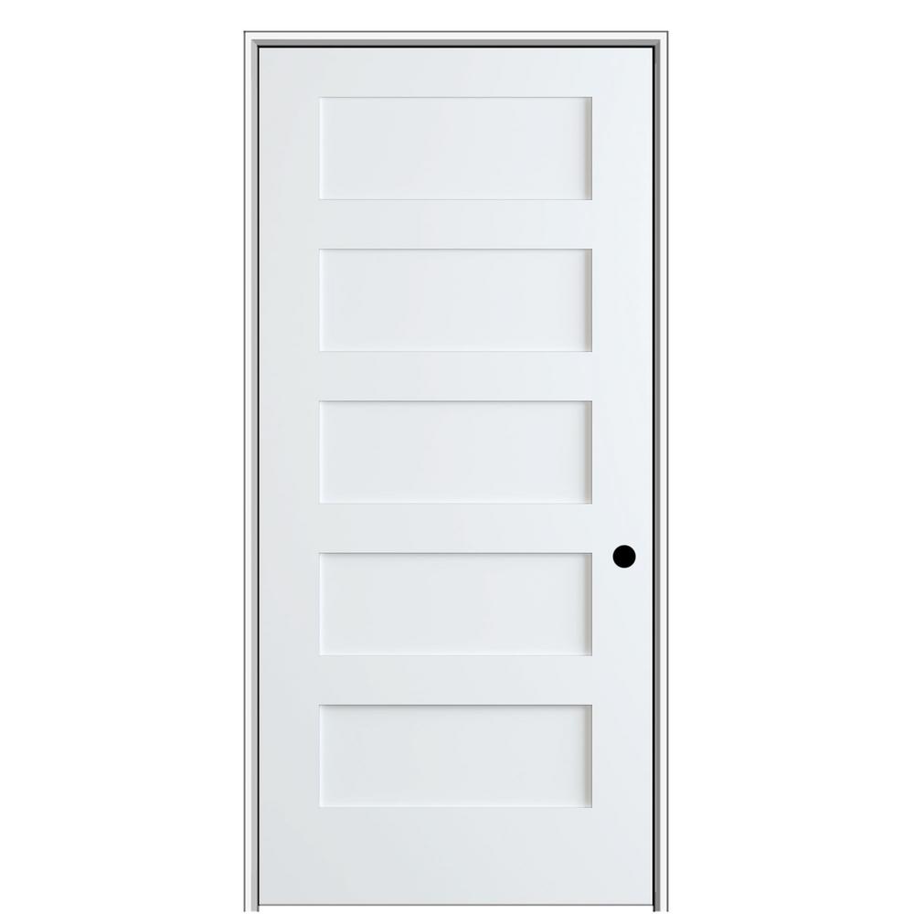 MMI Door Shaker Flat Panel 36 in. x 80 in. Left Hand Solid