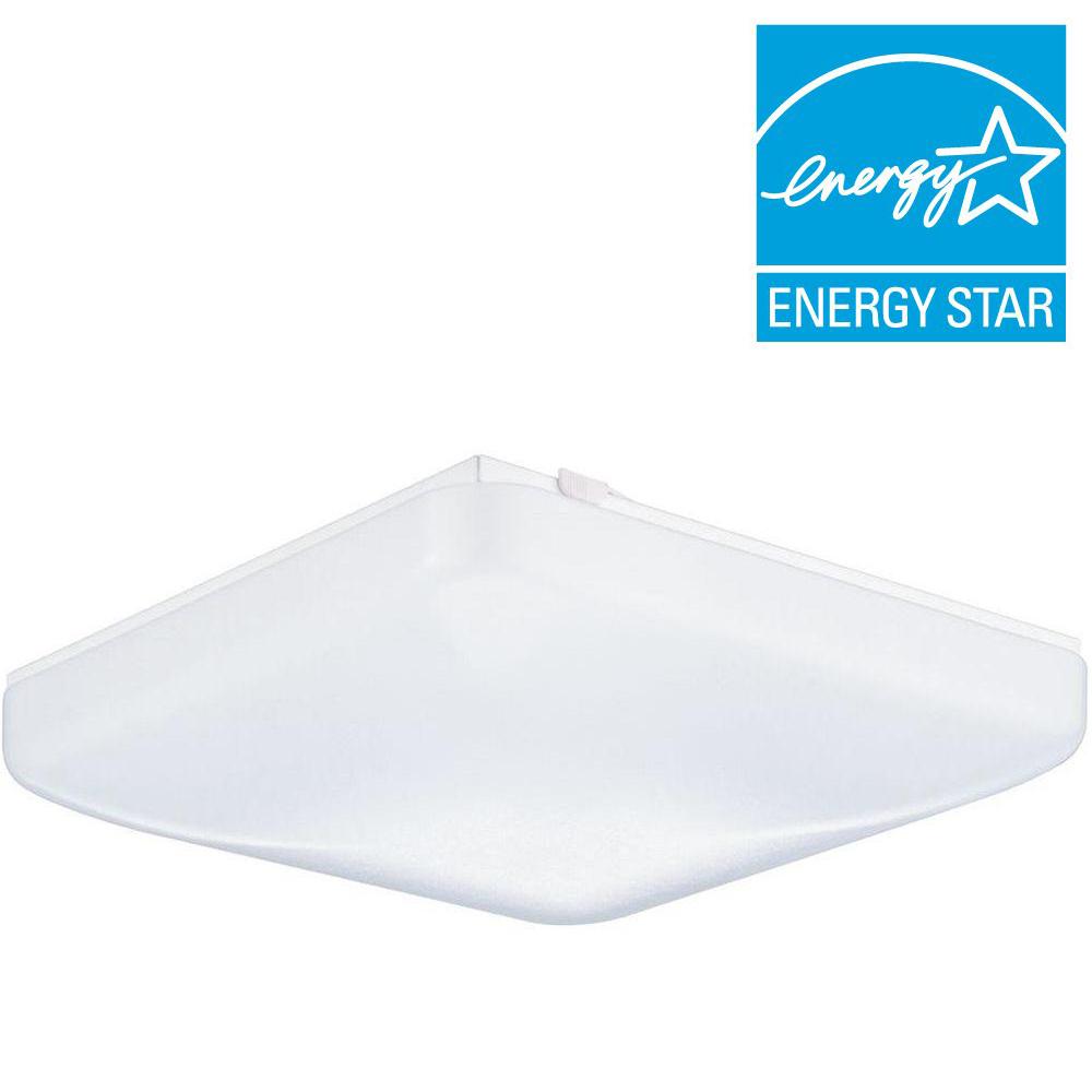 Lithonia Lighting 12 In White Led Low Profile Residential Square Lithonia Lighting 12 In White Led Low Profile Residential Square Flushmount