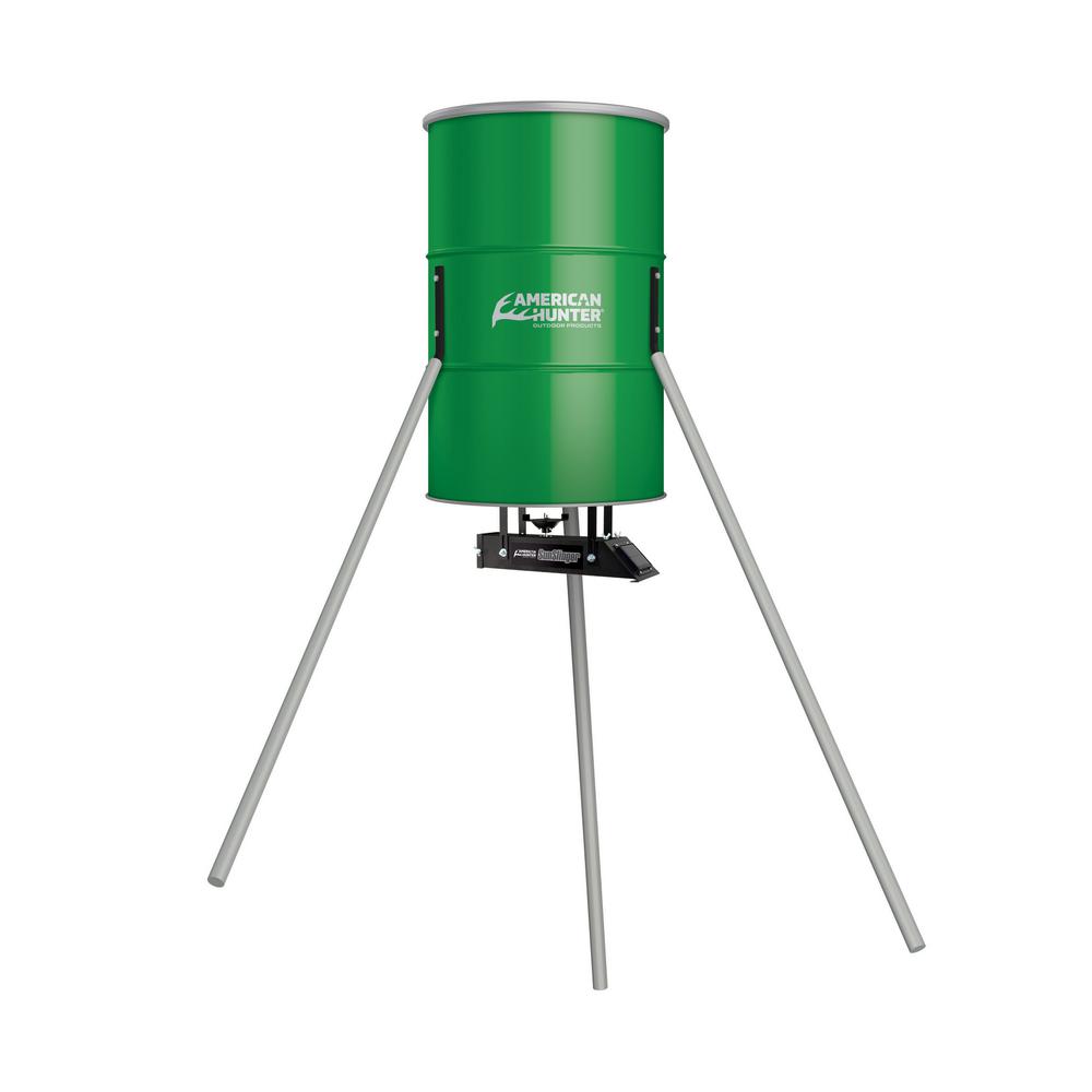 American Hunter American Hunter 350 Lbs Tripod Feeder With Sun
