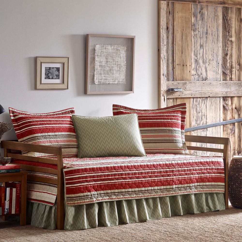 Eddie Bauer Yakima Valley 5 Piece Persimmon Twin Reversible Daybed
