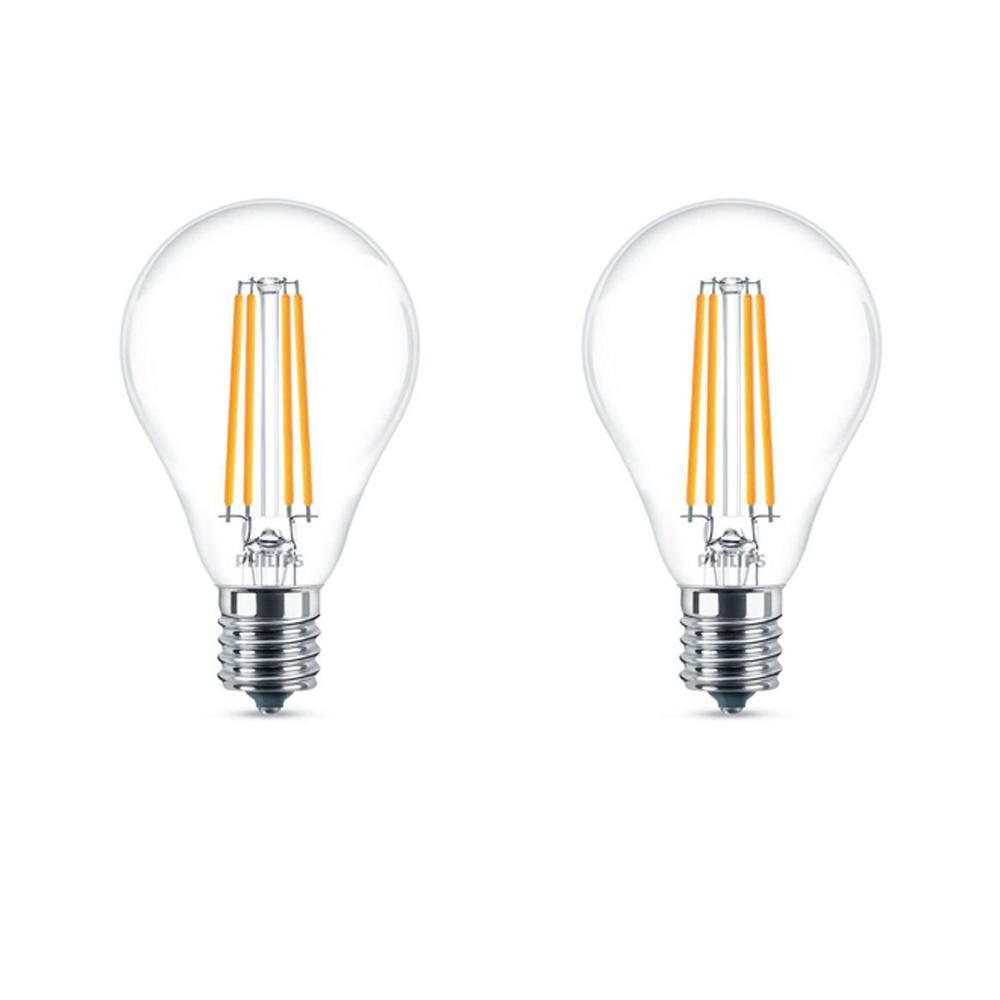 Philips 40 Watt Equivalent A15 Dimmable Led Light Bulb Soft White 2 Philips 40 Watt Equivalent A15 Dimmable Led Light Bulb Soft White 2 Pack