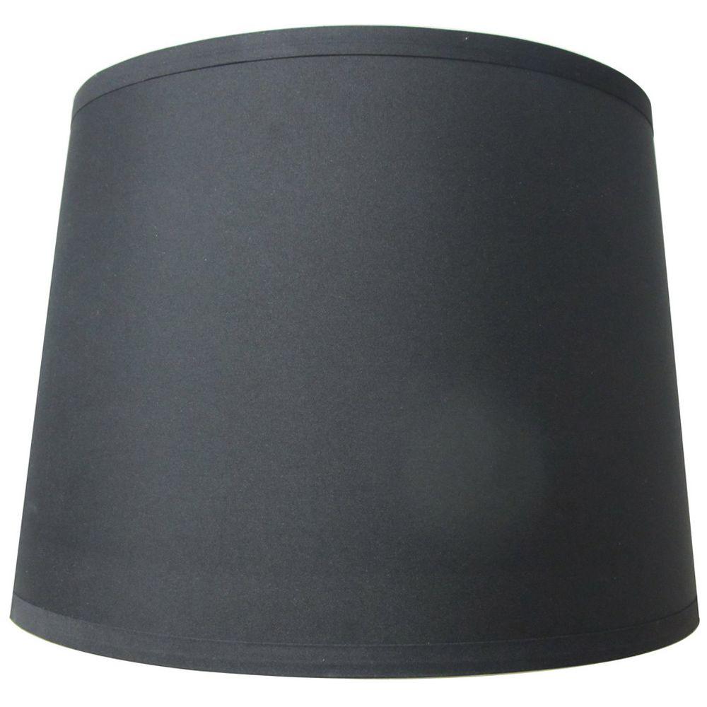 Black Lamp Shades Lamps The Home Depot Mix Match Black Drum Table Shade