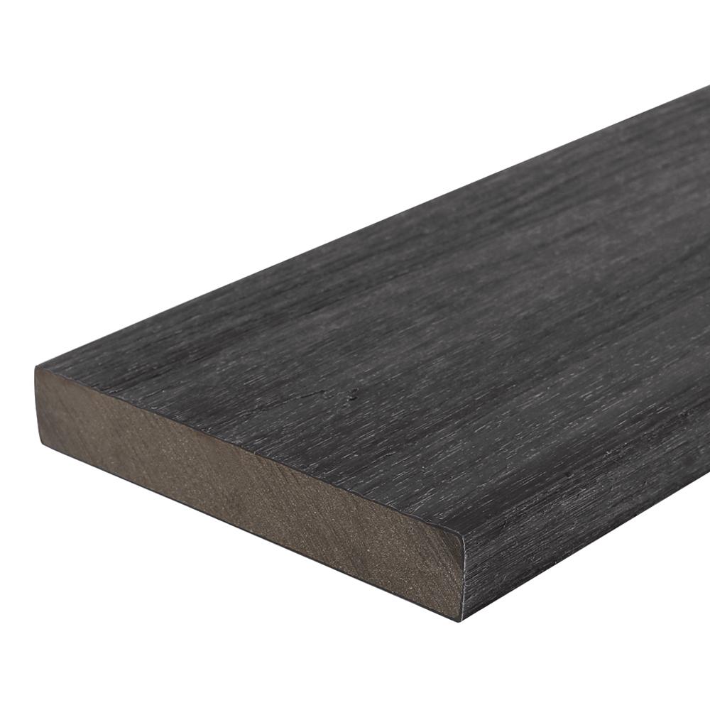 Best Rated Deck Boards Decking The Home Depot Ultrashield Naturale Cortes 1 In X 6 8 Ft Hawaiian Charcoal
