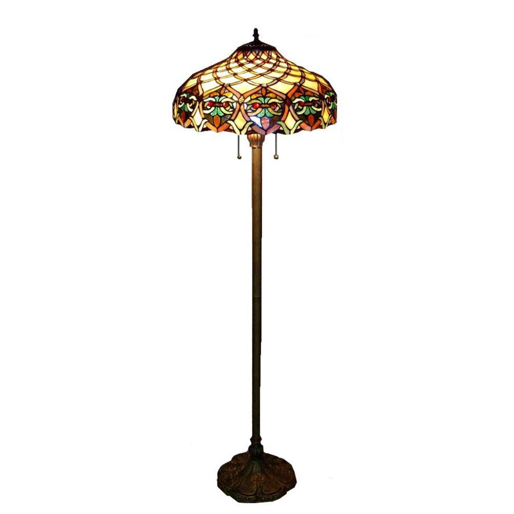 stained glass floor lamp