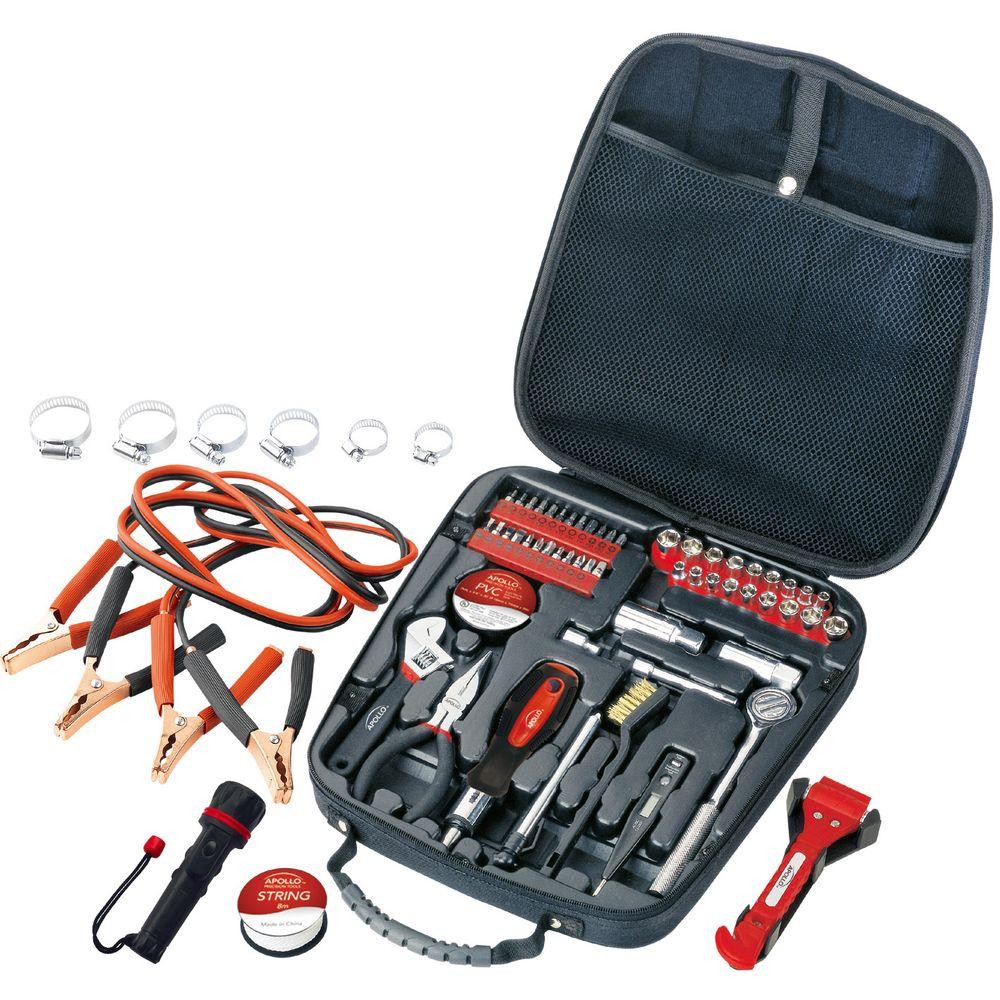 Apollo Travel and Automotive Tool Set (64Piece)DT0101 The Home Depot