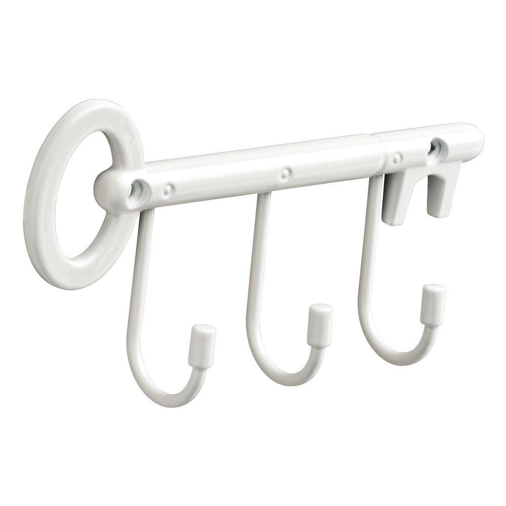 Young House Love 7 In White Vintage Key Rack Yhl001c W U The Home White Vintage Key Rack