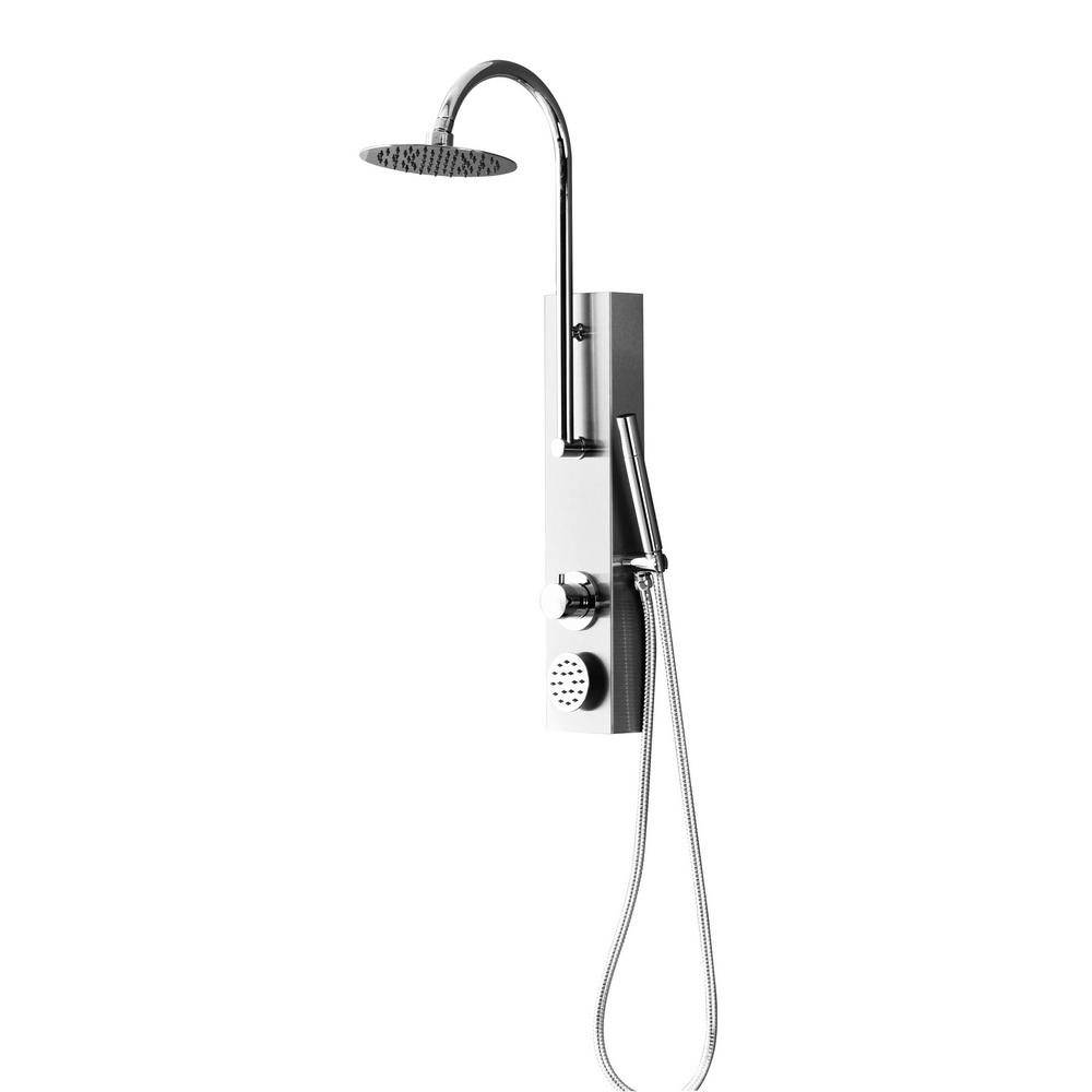Jet Pro Shower Spa Compare Prices At Nextag Valore 30 In H X 4 75 W 12 5 D Retrofit