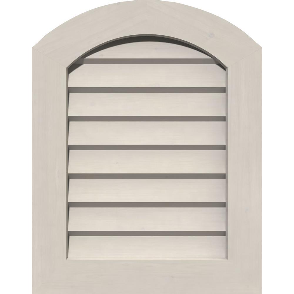 Ekena Millwork 17 in. x 19 in. Decorative Arch Top Gable Vent with