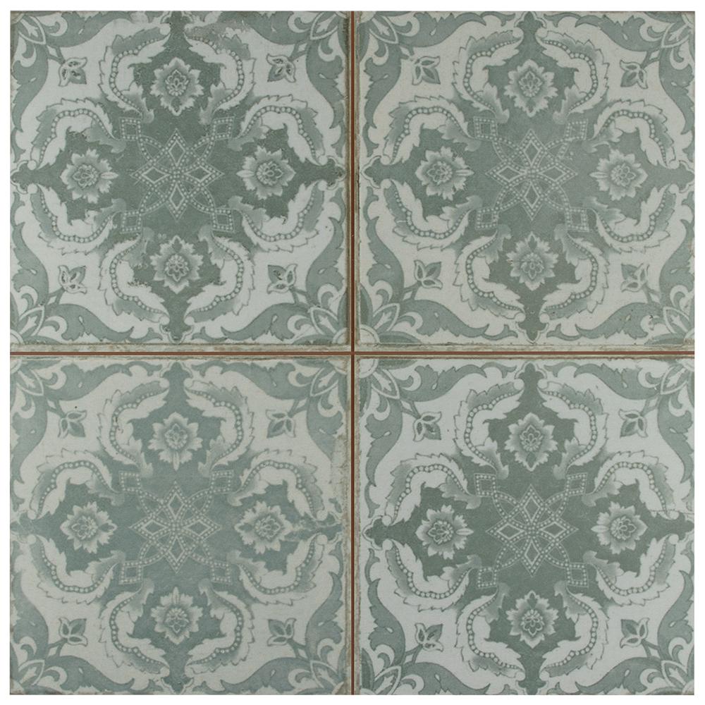 Turquoise Tile Flooring The Home Depot