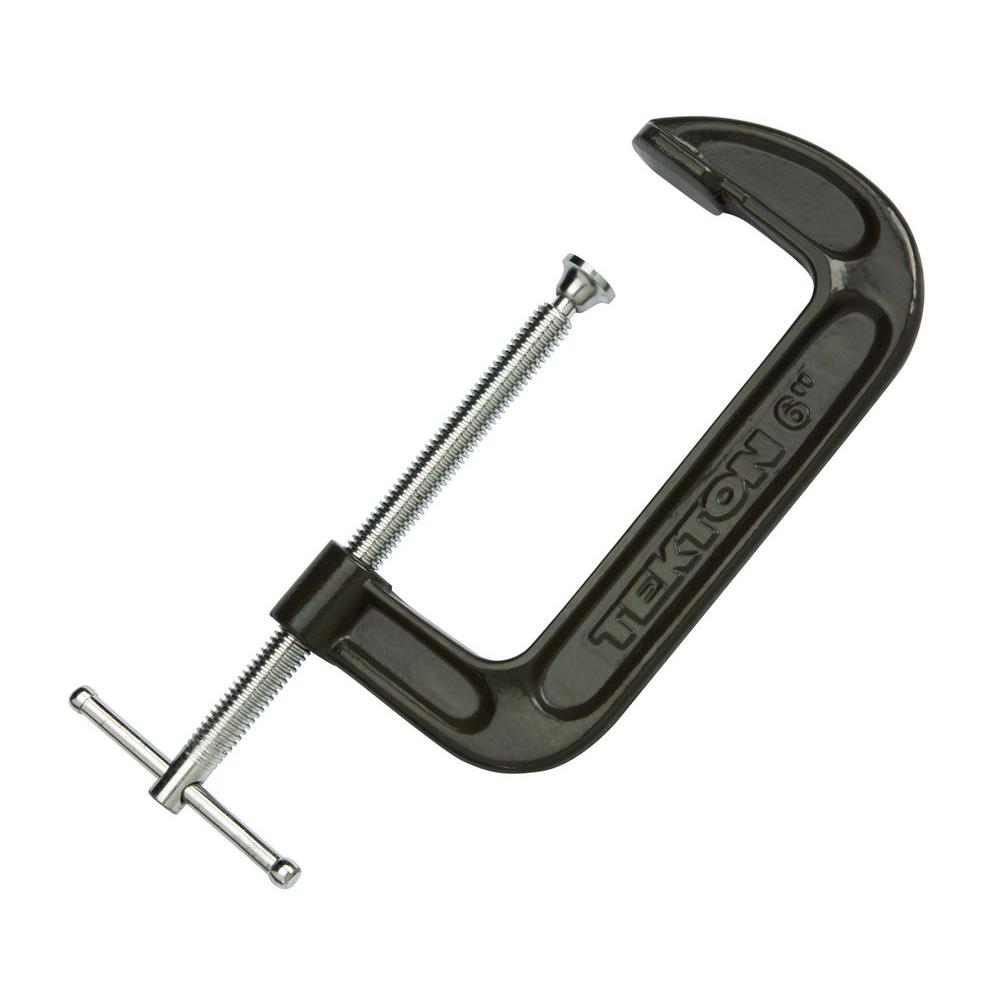 TEKTON 6 in. Malleable Iron CClamp4027 The Home Depot