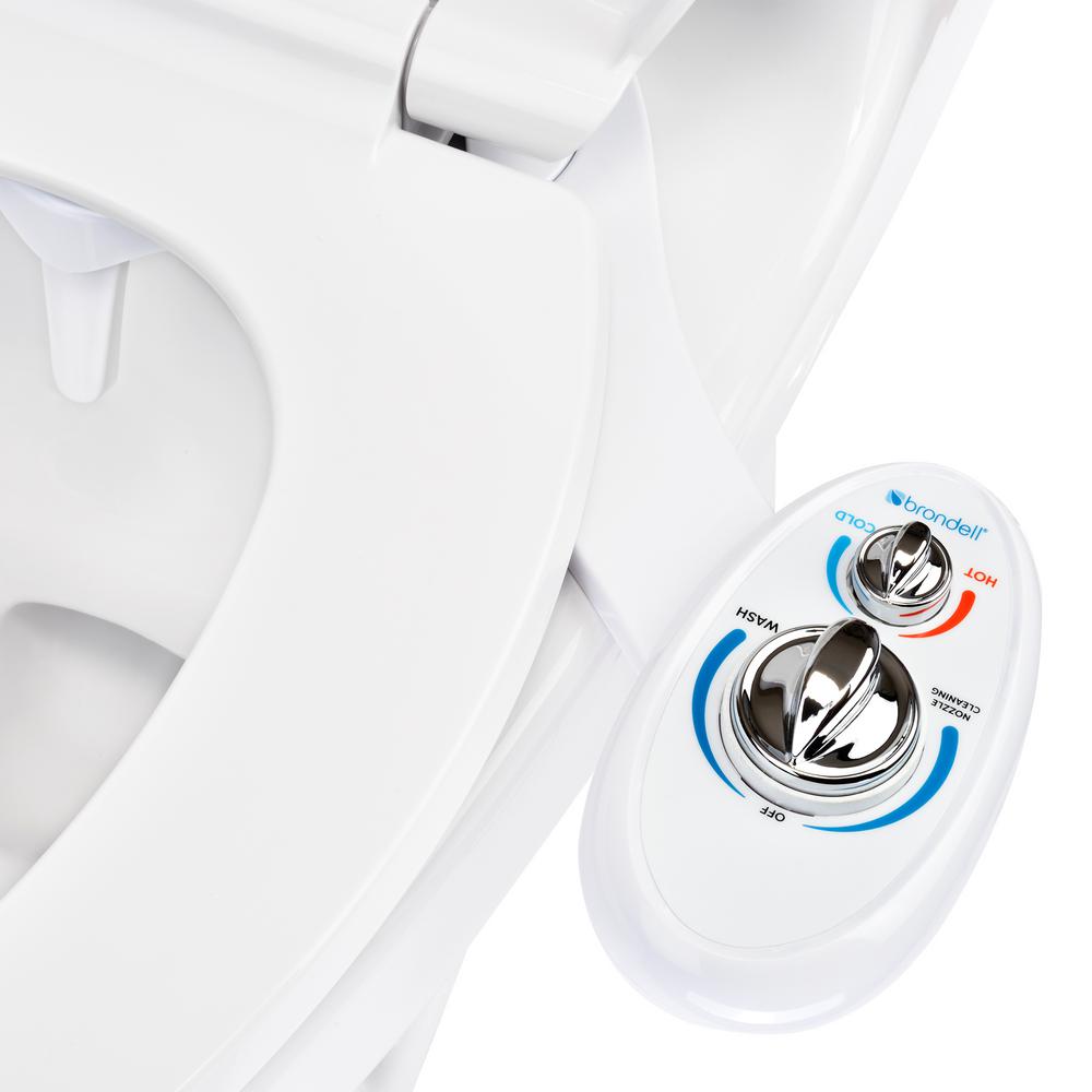 Brondell FreshSpa Easy Bidet Toilet Seat Attachment in WhiteFS10