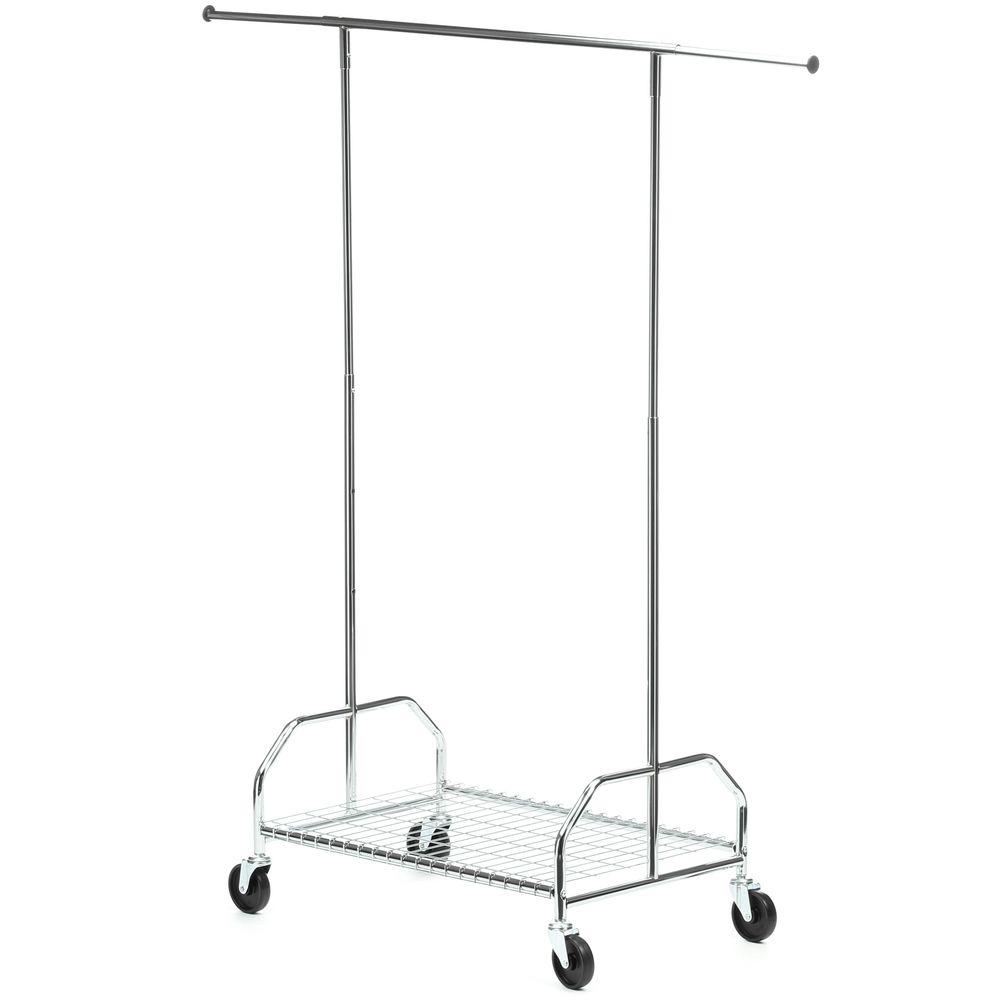 Honey Can Do Chrome Steel Clothes Rack With Wheels 59 In W X 66 H Gar 01506 The Home Depot - Honey Can Do Garment Rack Assembly Honey Can Do Chrome Steel Clothes Rack With Wheels 59 In W X 66 H Gar 01506 The Home Depot - Honey Can Do Garment Rack Assembly