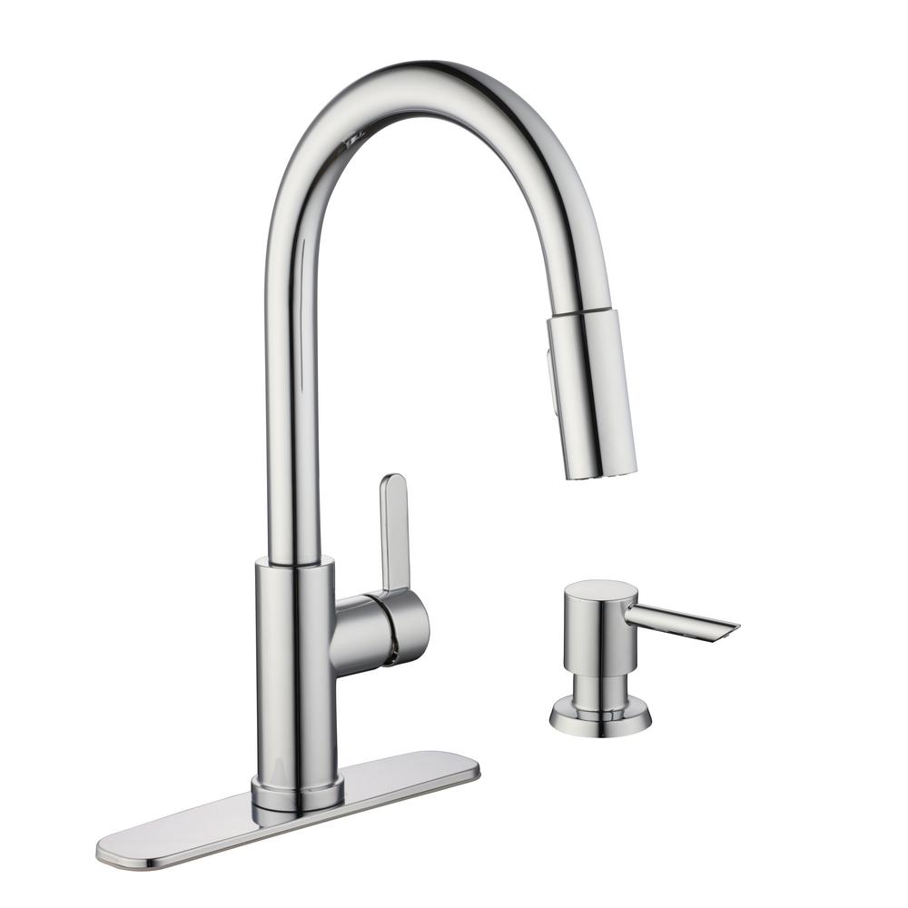 Glacier Bay Kitchen Faucets Kitchen The Home Depot