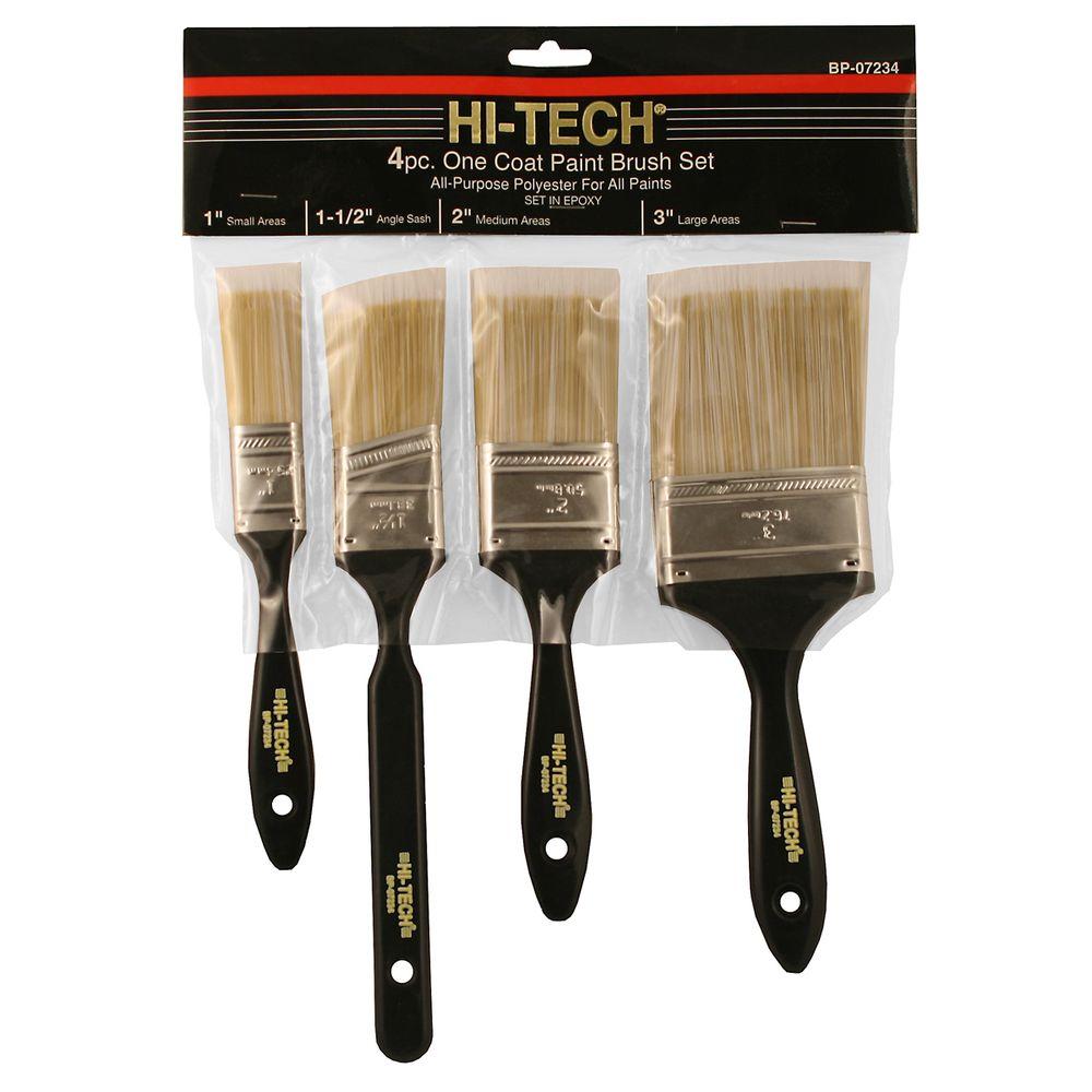 4Piece Poly Paint Brush SetBP07234 The Home Depot