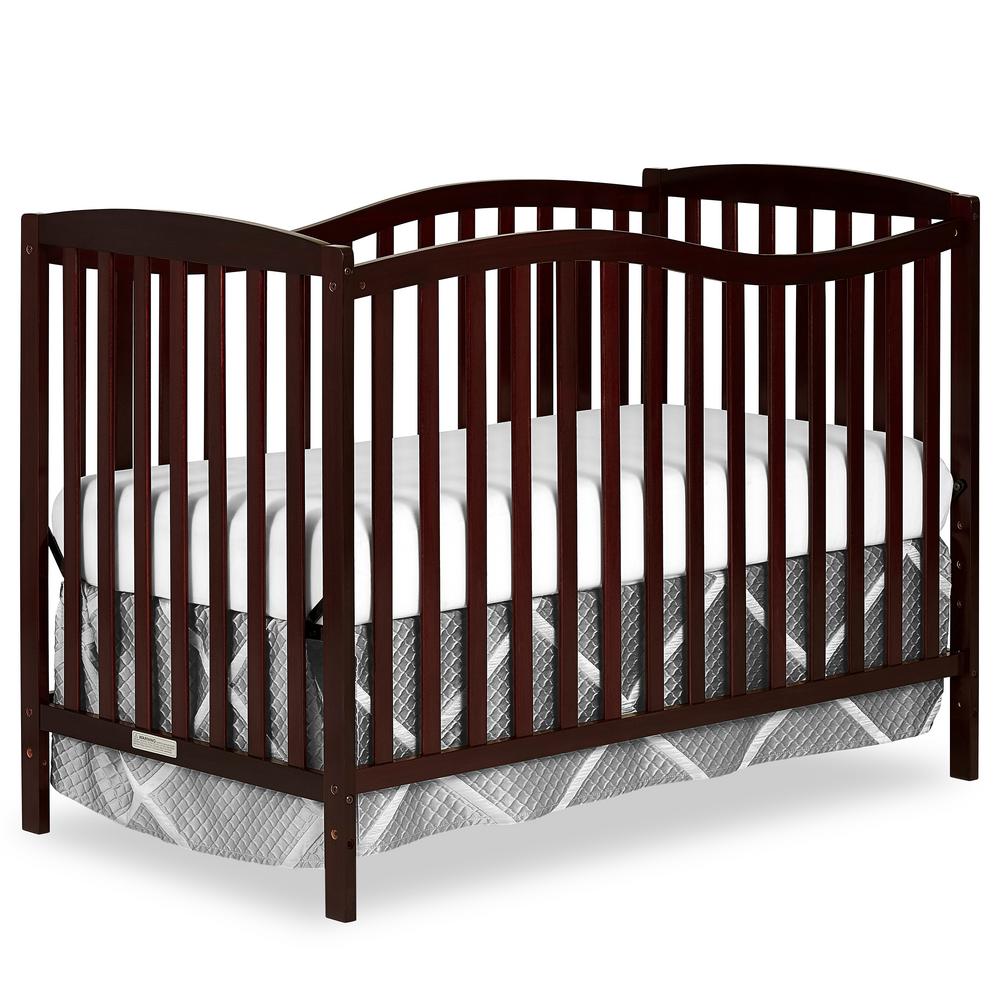 Dream On Me Chelsea 5 In 1 Espresso Convertible Crib 680 E The