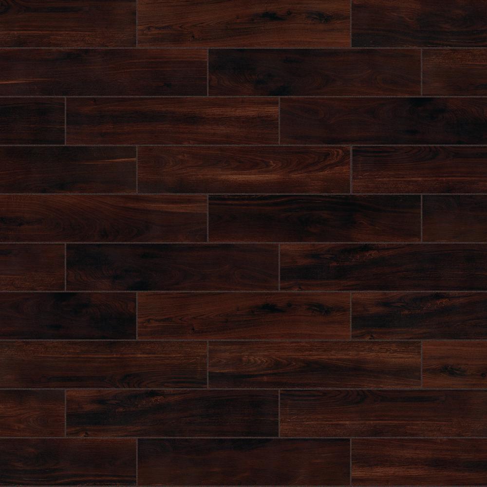 Florida Tile Home Collection Beautiful Wood Cherry 8 In X 36 4