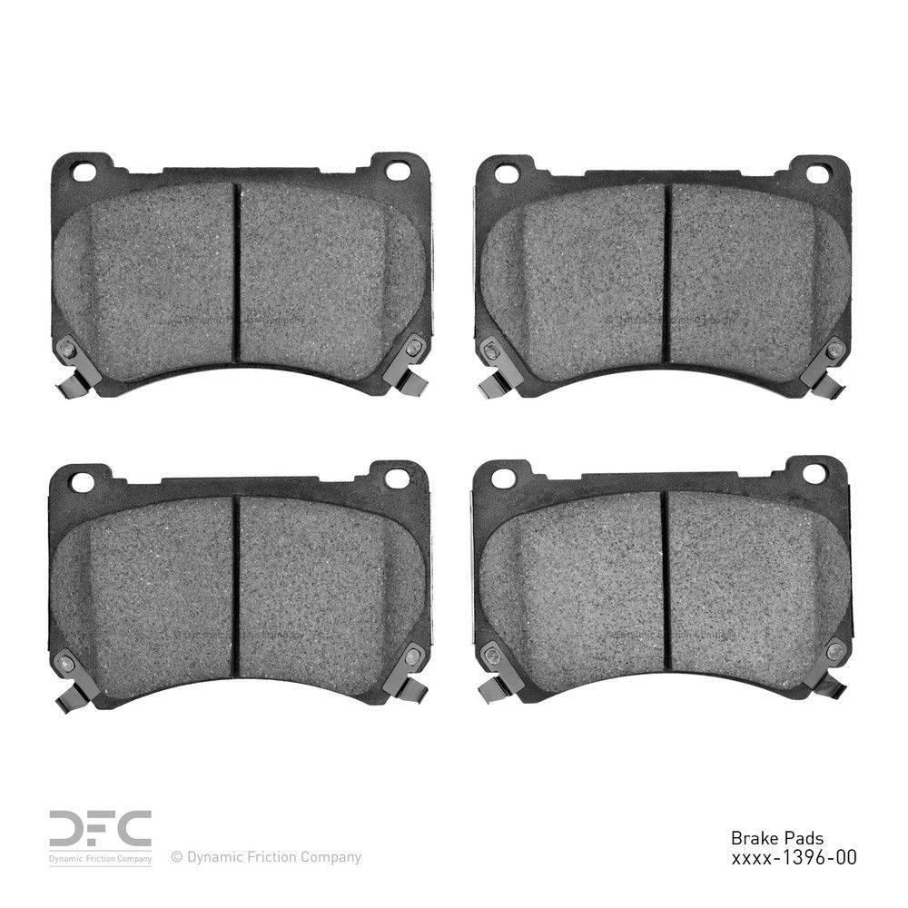 Dynamic Friction Company 5000 Euro Ceramic Brake Pads and Hardware