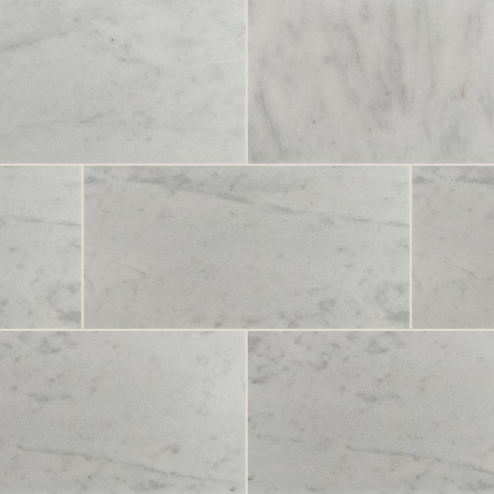 MSI Greecian White 12 in. x 24 in. Polished Marble Floor and Wall Tile (10 sq. ft. / Case