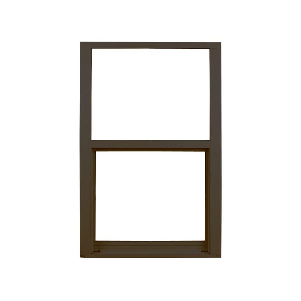 Ply Gem 37 In X 38 375 Single Hung Aluminum Window Bronze Ply Gem 37 In X 38 375 Single Hung Aluminum Window Bronze