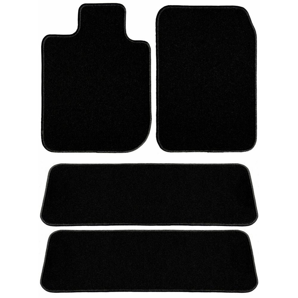Ggbailey Toyota Highlander Black Classic Carpet Car Mats Floor Mats