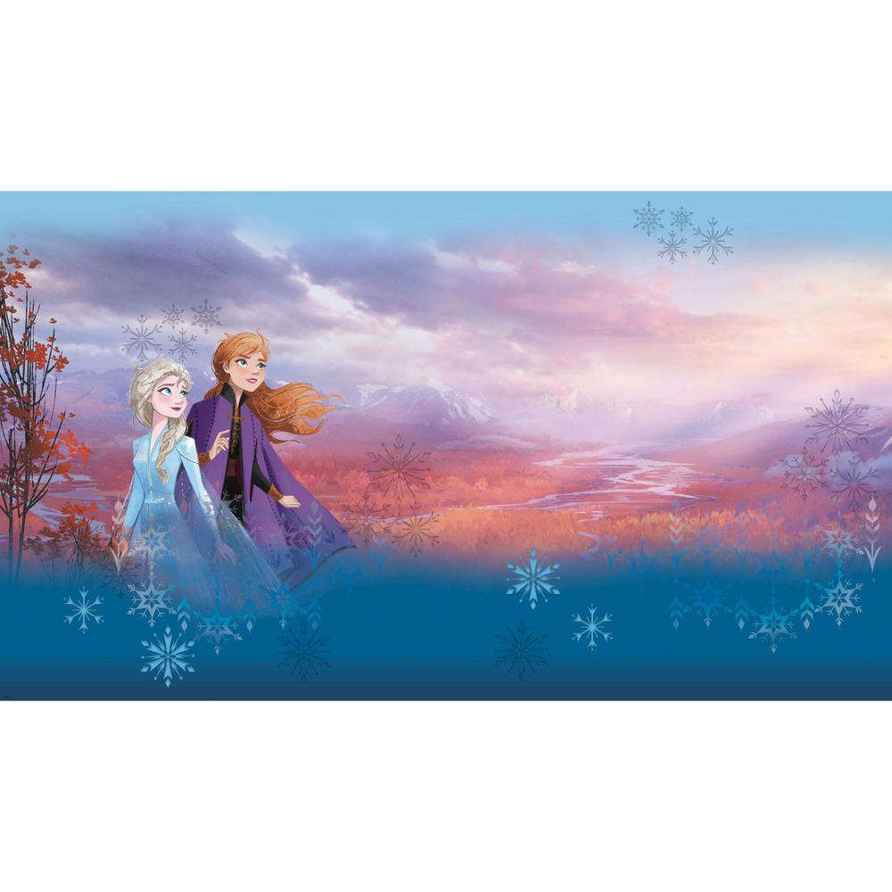 RoomMates 63 sq. ft. Frozen Sisters Peel & Stick Mural RMK11405M - The