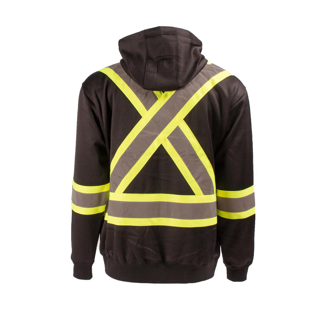 black safety hoodie