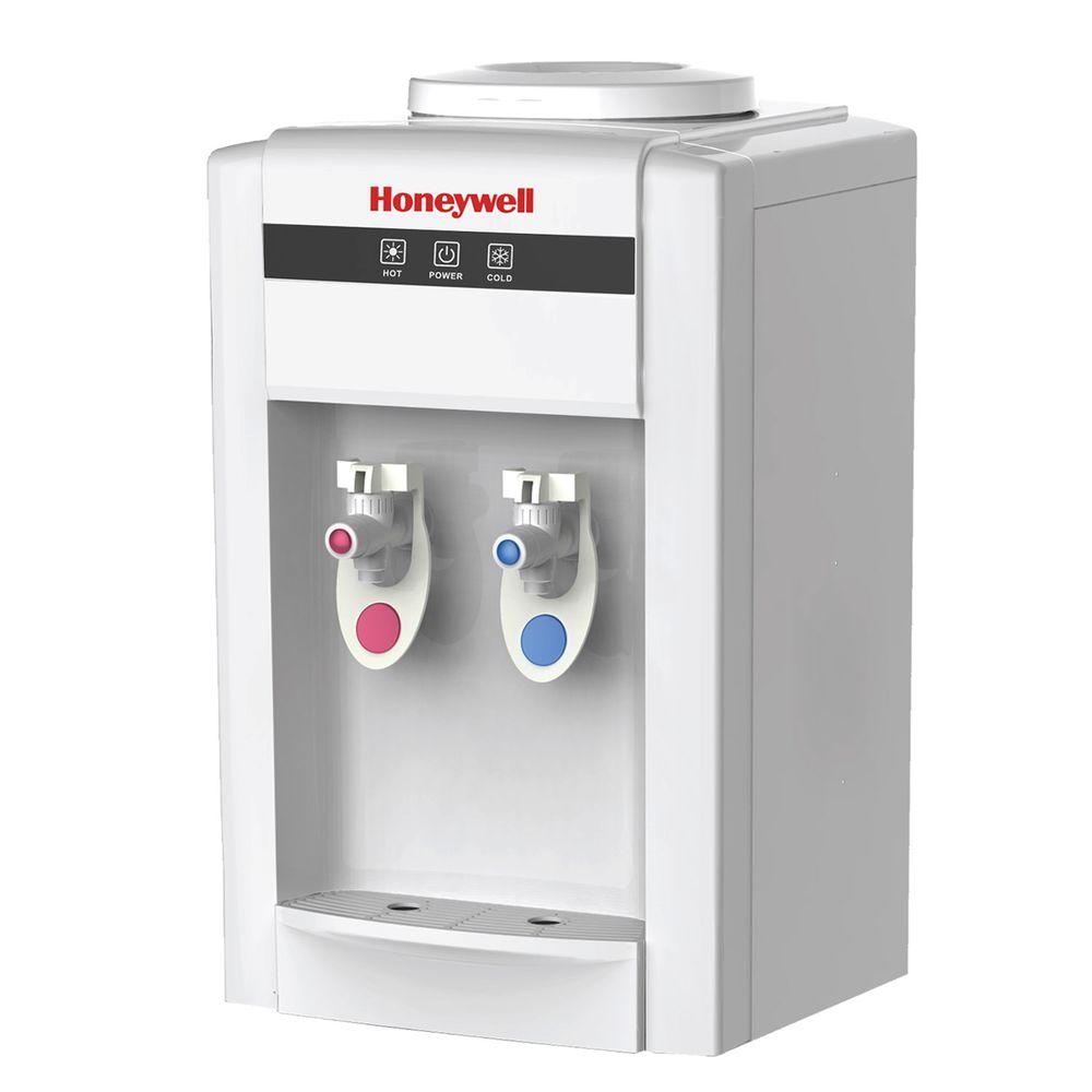 Honeywell Tabletop Top-Loading Hot and Cold Water Cooler in White, Whites