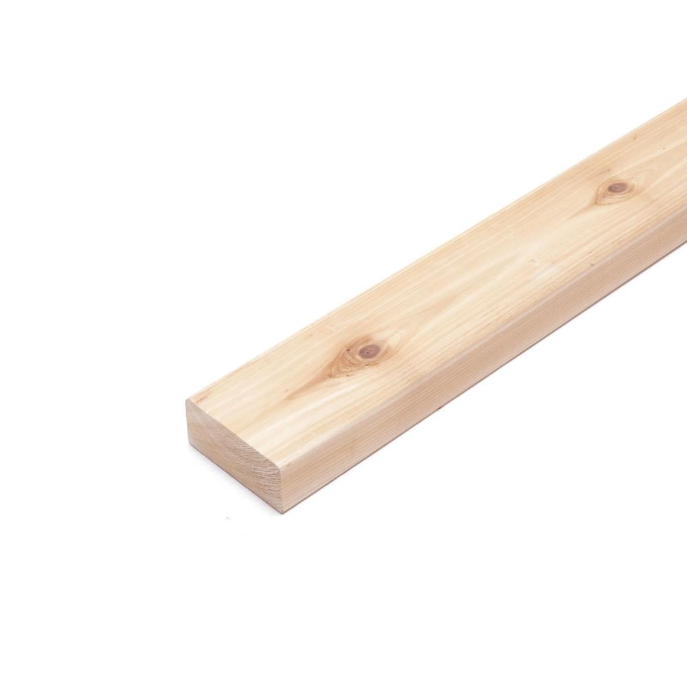 2 in. x 4 in. x 8 ft. Premium S4S Cedar Lumber-5645 - The ...