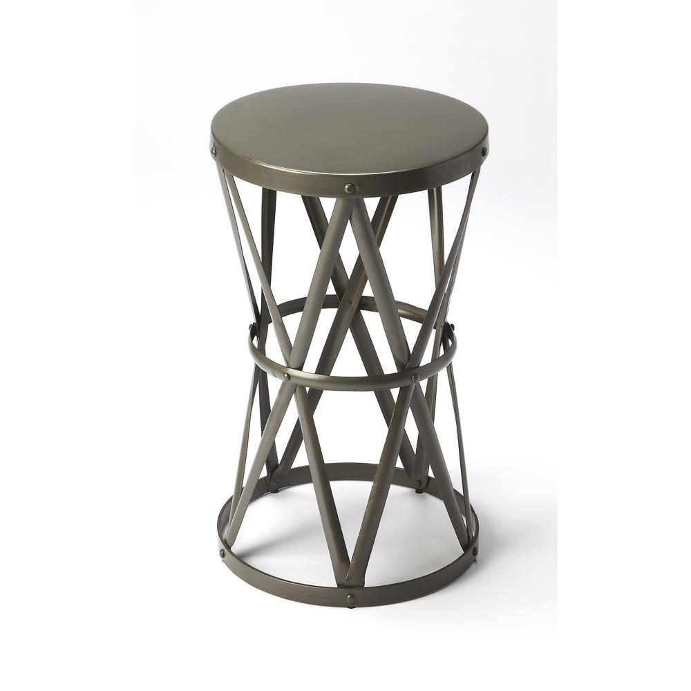Butler Empire Round Iron Accent Table