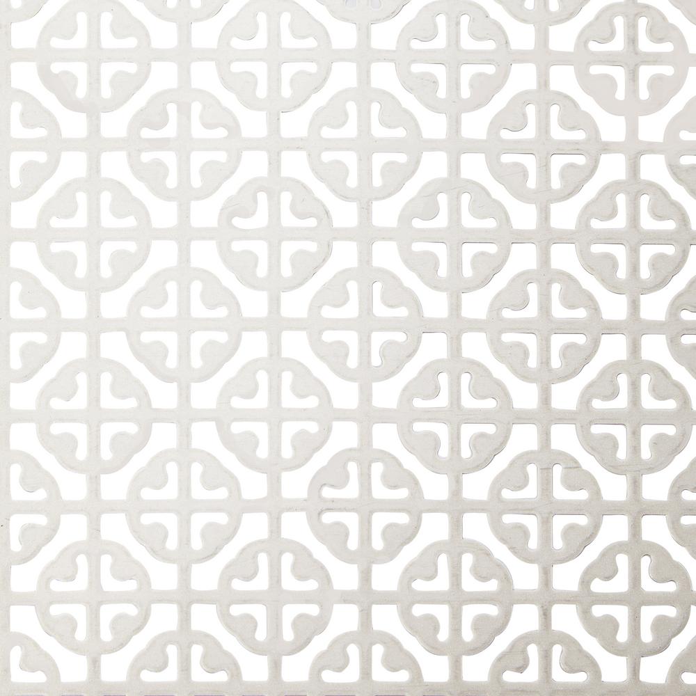 M D Building Products 1 Ft X 2 Ft Satin Nickel Mosaic Aluminum Sheet The Home Depot