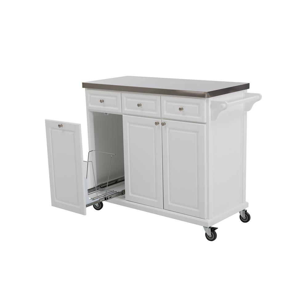 Sunjoy Buckleigh Movable Kitchen Island Cart With Stainless Sunjoy Buckleigh Movable Kitchen Island Cart With Stainless