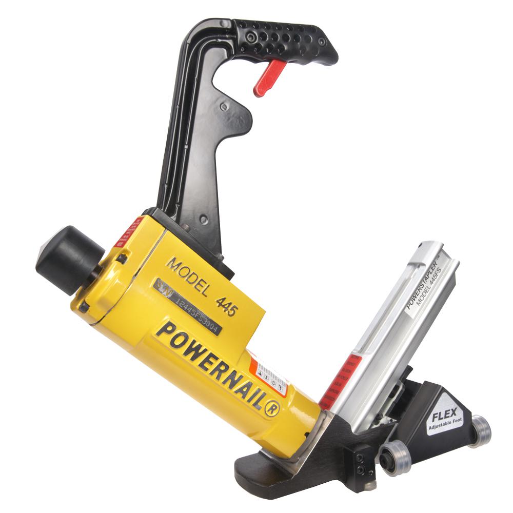 POWERNAIL 15.5-Gauge Flex Power Roller Pneumatic Hardwood Flooring Power Stapler by POWERNAIL