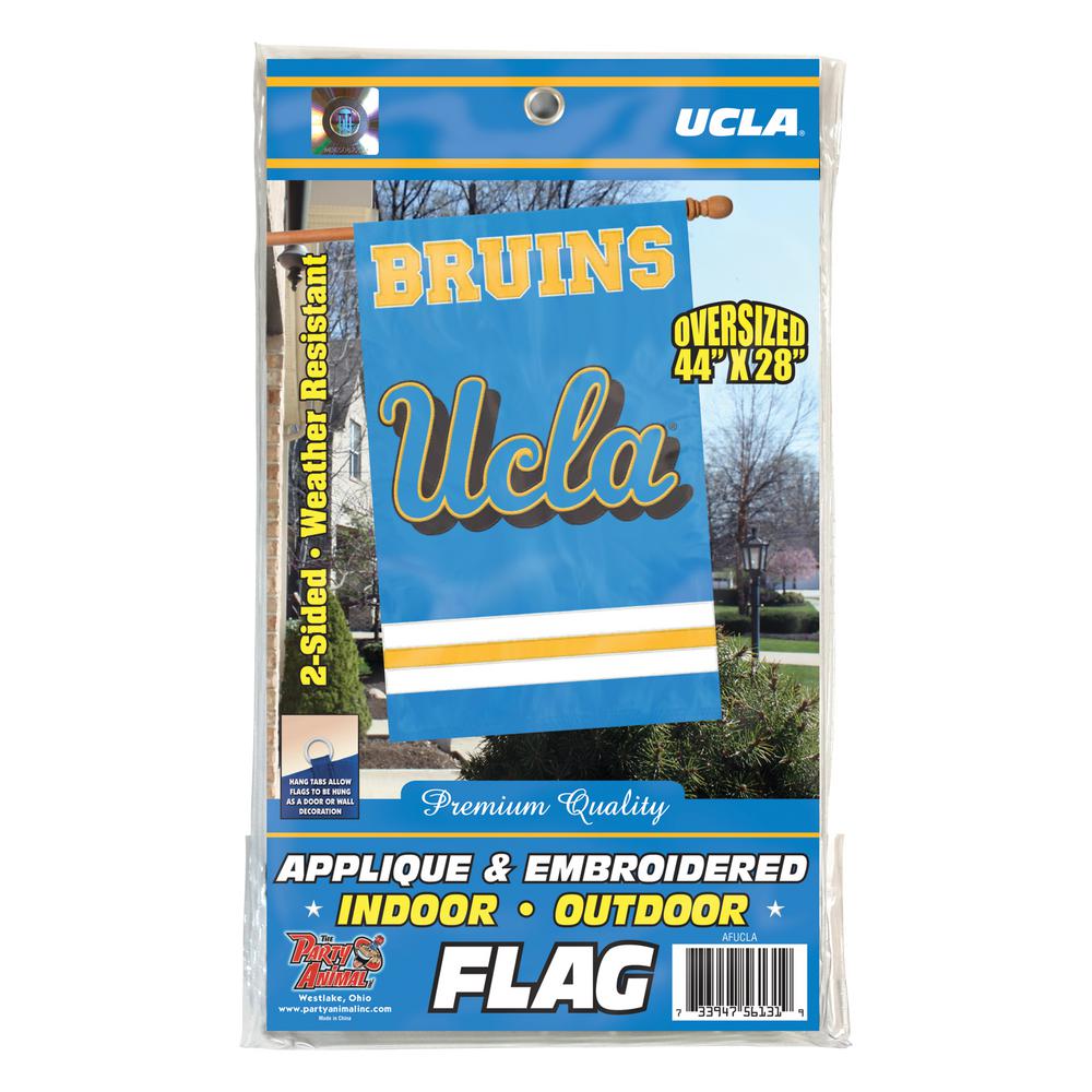 Party Animal Ucla Bruins Applique Banner Flag Afucla The Home Depot