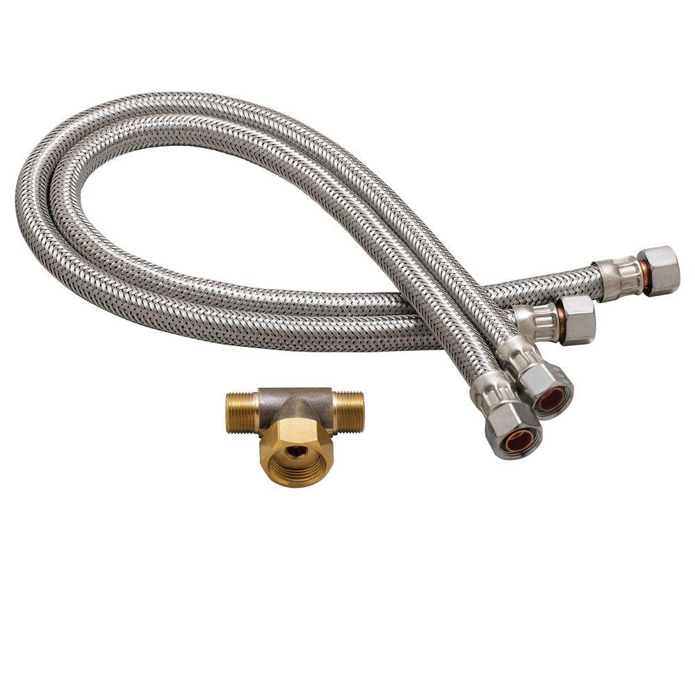 Speakman Commander Faucet Flex Hoses Set in Polished ChromeAHOSES