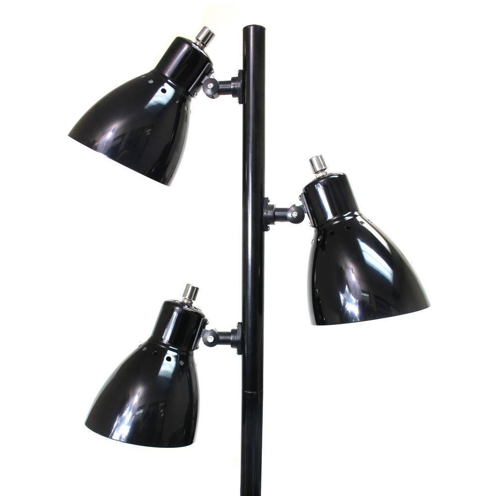 Details About Tree Black Metal Floor Lamp 3 Light Modern Adjustable Stand Living Room Lighting