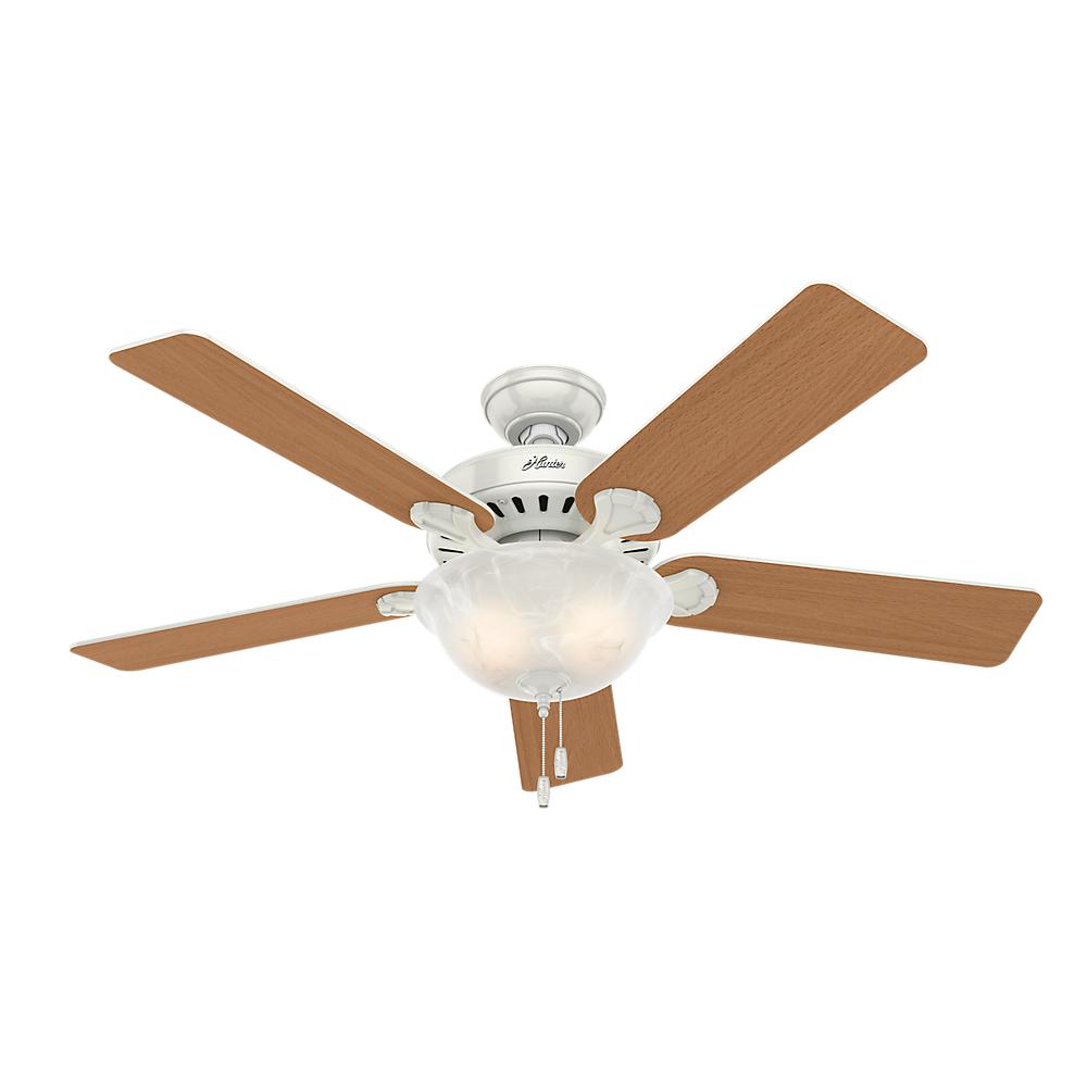 Hunter Pro S Best Five Minute 52 In Indoor White Ceiling Fan With