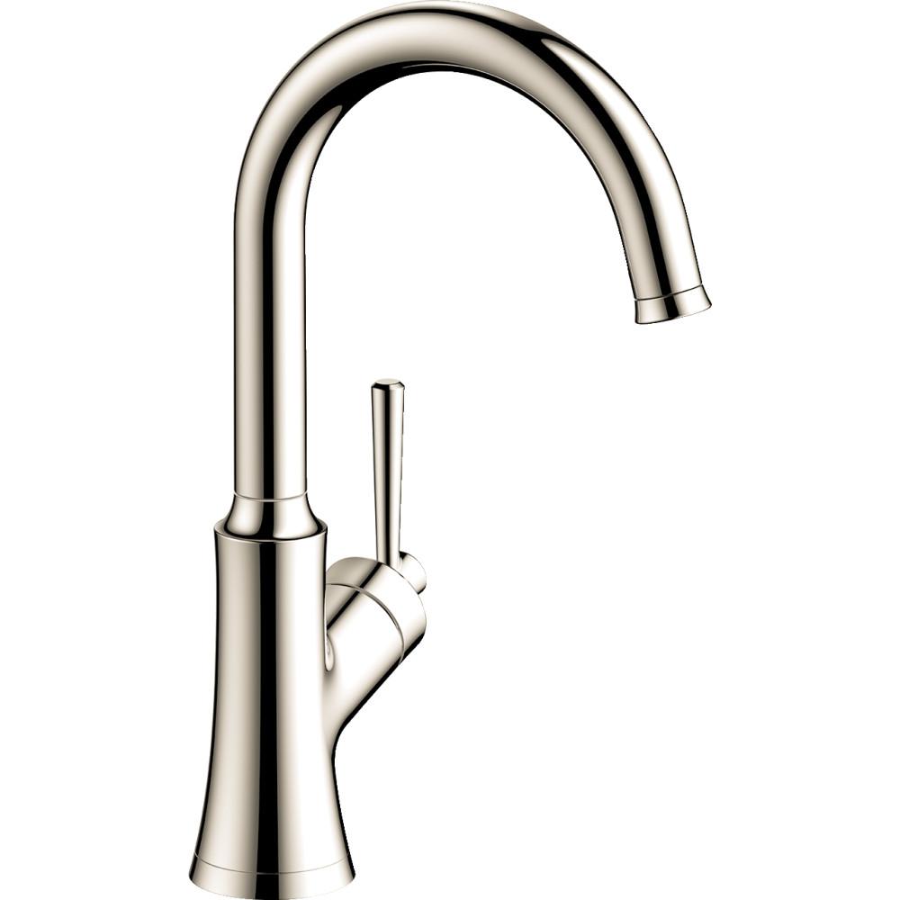 Hansgrohe Joleena SingleHandle Bar Faucet in Polished Nickel04795830 The Home Depot