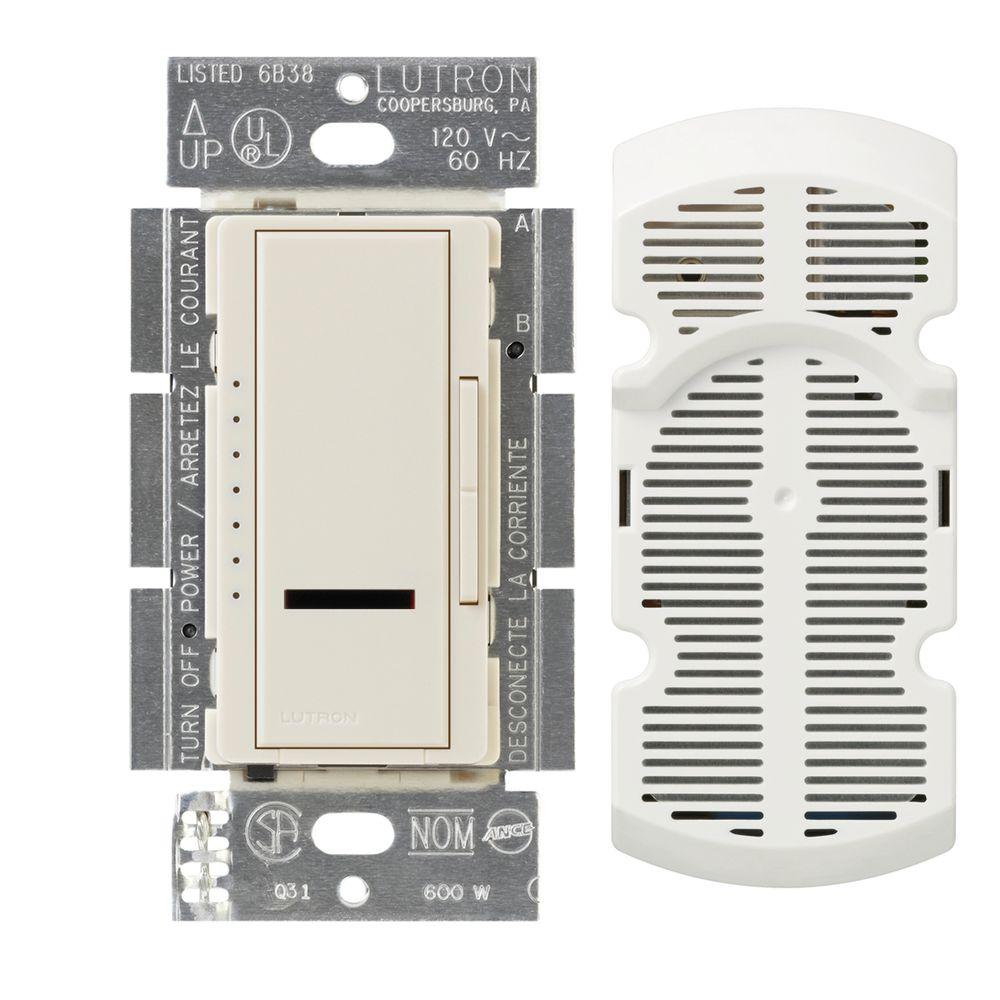 Lutron Maestro 1 Amp MultiLocation 7 Speed Combination Fan and Light