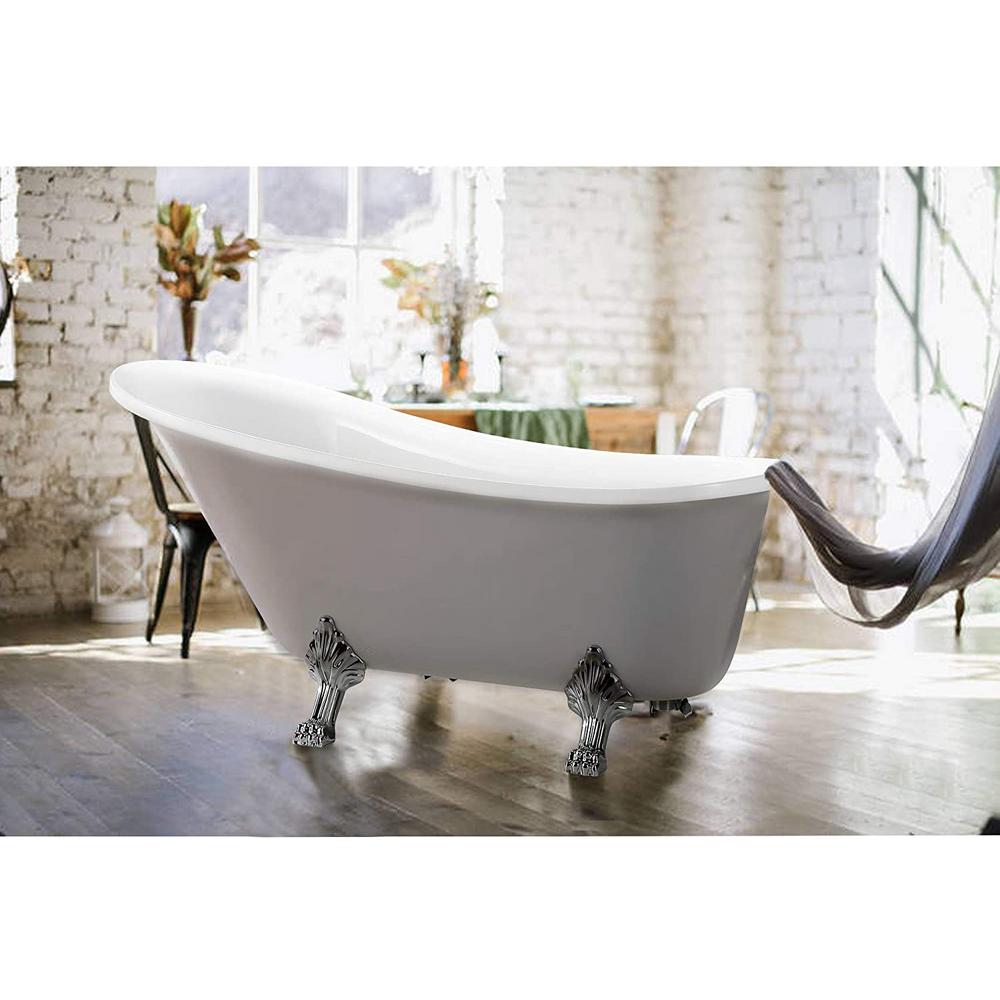 acrylic clawfoot tub package