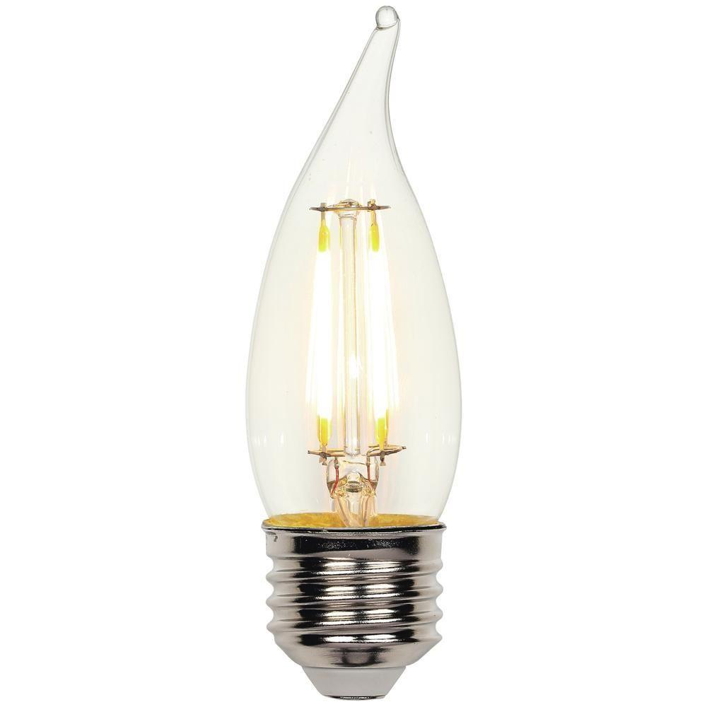 Westinghouse 40w Equivalent Soft White 2 700k Decorative Ca10 Westinghouse 40w Equivalent Soft White 2 700k Decorative Ca10 Flame Tip Medium Base Dimmable