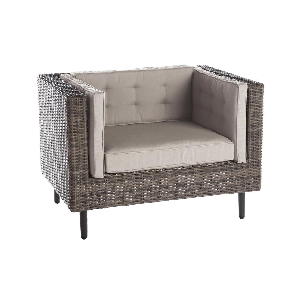 Ae Outdoor Aimee 1 Piece Wicker Patio Seating Set With Cast Ash Ae Outdoor Aimee 1 Piece Wicker Patio Seating Set With Cast Ash Cushions