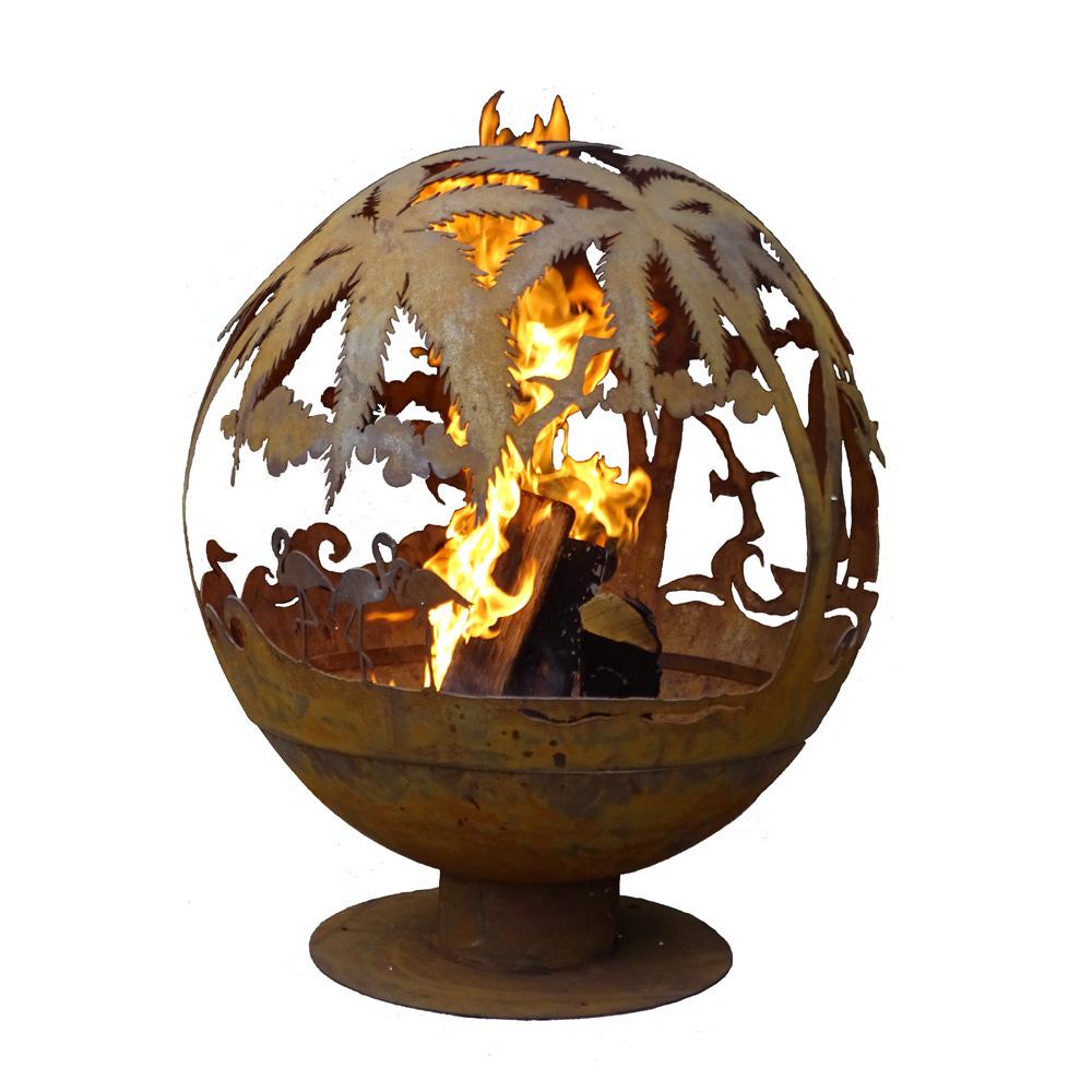 Fire Sense Bessemer 28 In Round Steel Fire Pit In Black 01471
